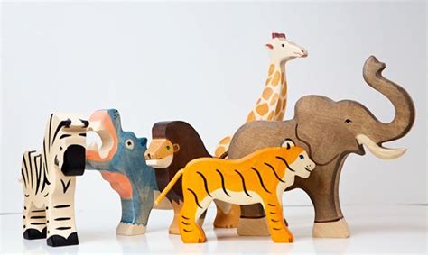 Holztiger Wooden Safari Set | Magical gift, Toys, Holztiger