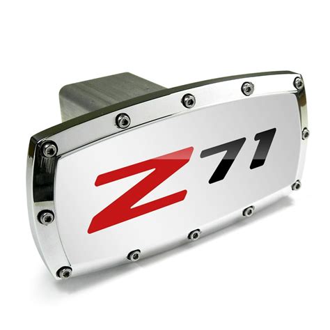 Chevrolet Z71 Engraved Billet Aluminum Tow Hitch Cover - Walmart.com ...