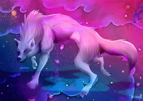 A wolf's dream by Chamanya on DeviantArt