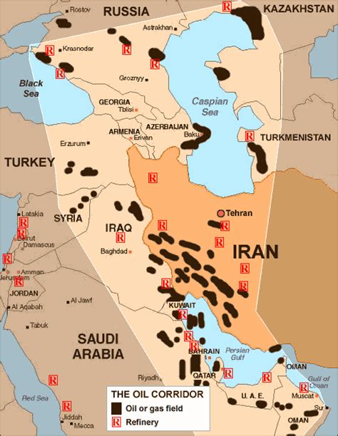 Oil Fields in Iran