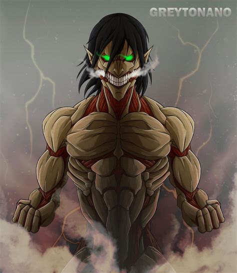 Eren Armored Titan Form by Greytonano on DeviantArt | Attack on titan eren, Attack on titan art ...