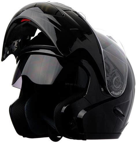 DOT Double Retractable Visor Modular Motorcycle Helmet | Modular ...