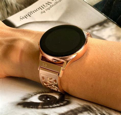 Rose Gold Samsung Galaxy Watch Active 40mm Women Band Rose | Etsy in 2021 | Samsung watches ...