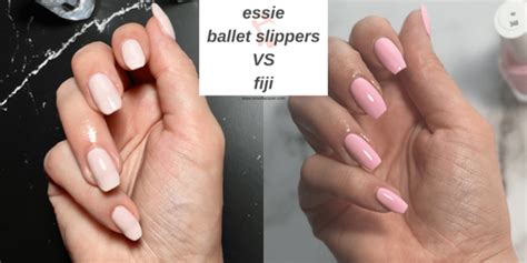 essie ballet slippers VS fiji — Lots of Lacquer