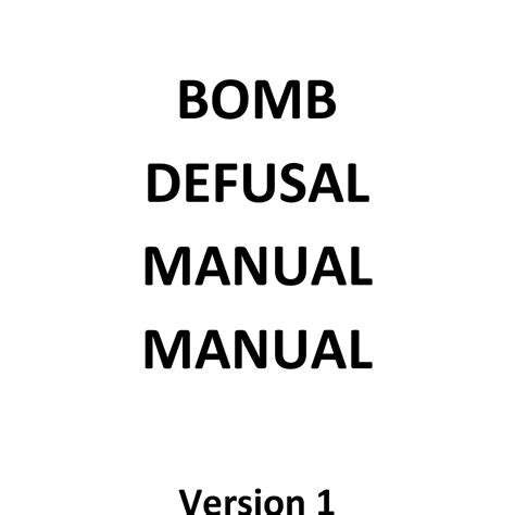 Bomb Defusal Manual Manual.pdf | DocDroid