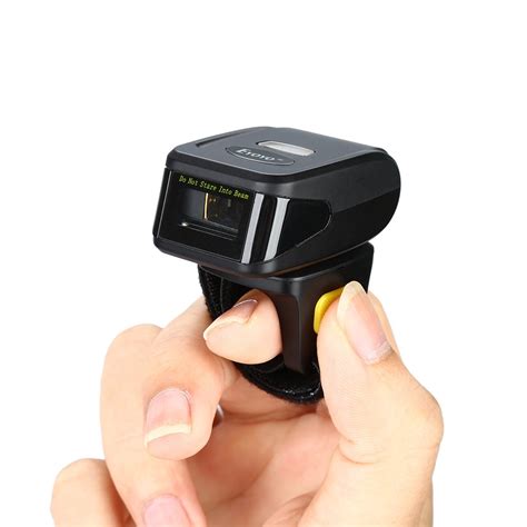 Eyoyo 1D Wireless Ring Barcode Scanner, Compatible with Bluetooth Function & 2.4GHz Wireless ...