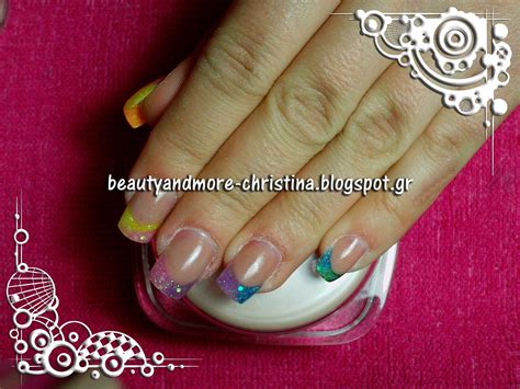 Beauty and more by Christina: Step By Step Rainbow Acrylic Nails