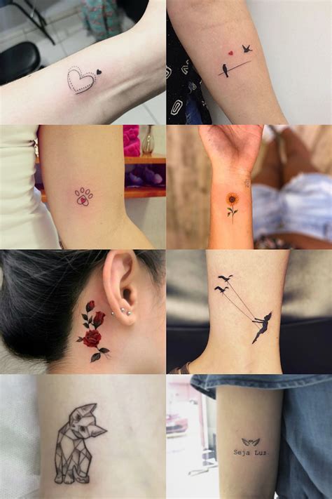 Tatuagens minimalista inspirações | Small neck tattoos, Tiny tattoos, Tiny tattoos for girls