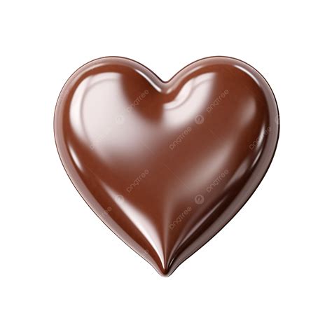 Chocolate Covered Valentines Love Heart 3d Rendering, Valentine ...