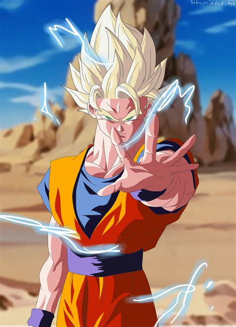 ArtStation - ssj2 goku