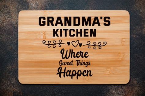 Grandma's Kitchen, Cutting Board SVG Graphic by sumim3934 · Creative ...