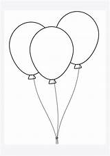 Balloon Coloring Sheets Printable sketch template