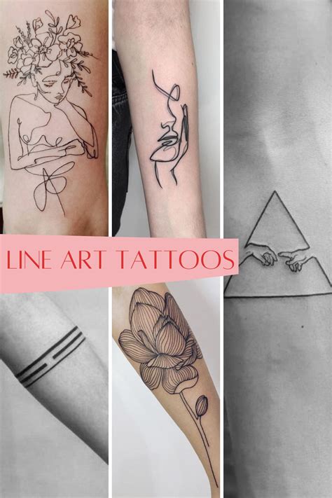 Line Art Tattoo Defined - Tattoo Glee