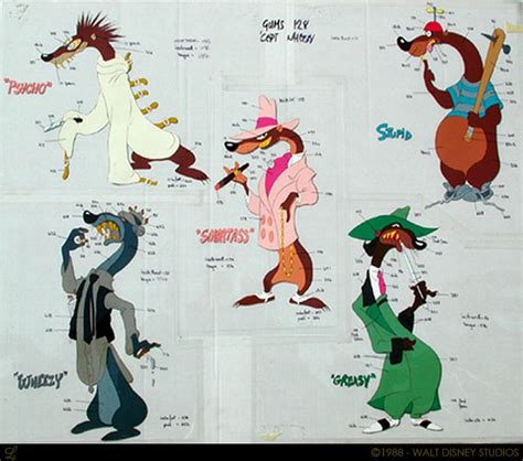 Living Lines Library: Who Framed Roger Rabbit (1988) - Character Design ...