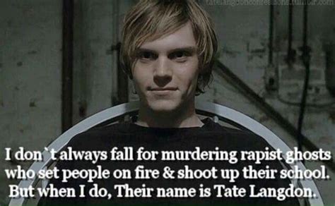 Who doesn't love Tate Langdon | American horror, American horror story, Horror stories