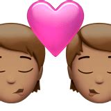 💏🏽 Kiss: Medium Skin Tone Emoji – Meaning and Pictures