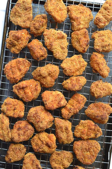 Oven Baked Chicken Nuggets (Paleo - Whole30) - Every Last Bite