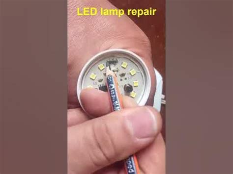 LED lamp repair - YouTube