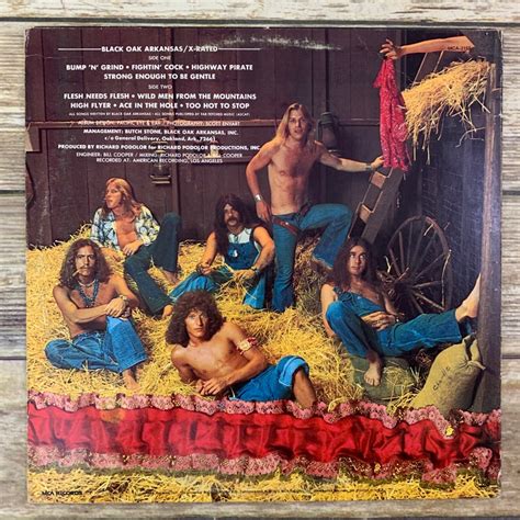 X-rated black oak Arkansas vintage vinyl record lp 1975 | Etsy