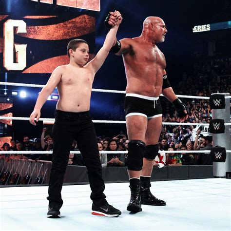 Goldberg's Son Asks Can He "Chokeslam His Mother", Goldberg Says He Never Wants His Son Join WWE ...