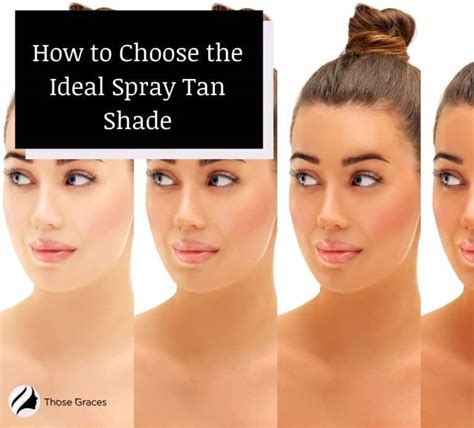 Spray Tan Shades Guide + Best 2023 Expert Tested Products – ThoseGraces.com