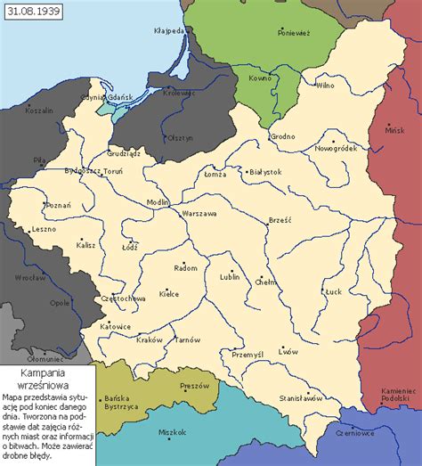 Animated Invasion of Poland in 1939 | Invasion of poland, Wwii maps ...