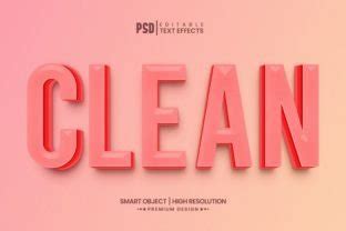 Clean 3d Text Effect Layer Style Graphic by visualeffects102 · Creative Fabrica