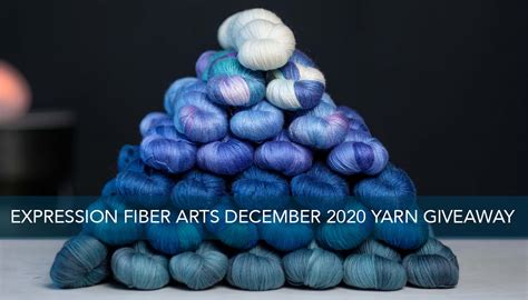 WINTER WONDERLAND Hand-Dyed Yarn Giveaway! ! - Expression Fiber Arts | A Positive Twist on Yarn