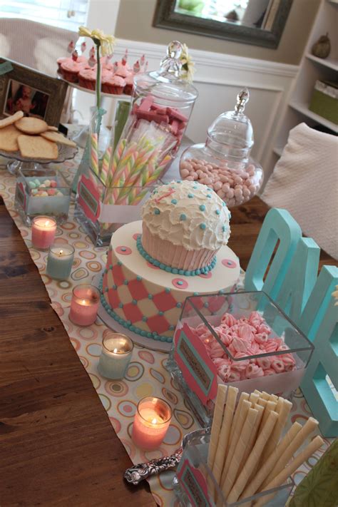 like this for baby shower or birthday party -- like the age painted to match and sitting out ...