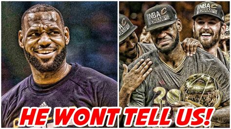 LeBron has a secret that he's not telling us! | Kevin Durant's Next Chapter? - YouTube