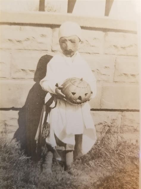 My grandfather's terrifying Halloween costume : r/pics