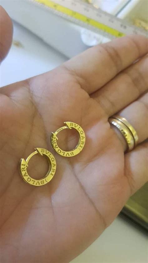 18K Saudi Gold earrings | Etsy
