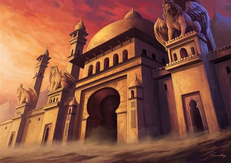 ArtStation - Persian Palace, Javier González | Persian palace, Fantasy ...