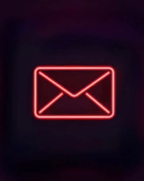 Neon Gmail App Icon