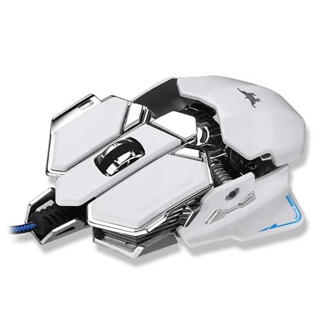 4800 DPI Aluminum Base Game Mouse,10 Buttons,Professional Programmable ...