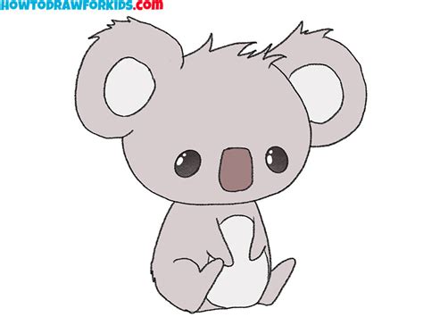 How to Draw a Koala Step by Step - Easy Drawing Tutorial For Kids