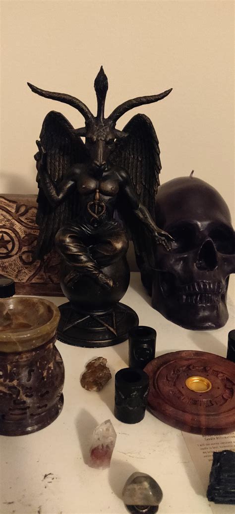 Best present I received this year! Baphomet statue! : r/occult