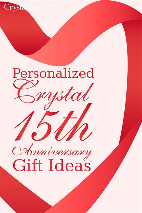 Personalized Crystal 15th Anniversary Gift Ideas | 15th wedding ...