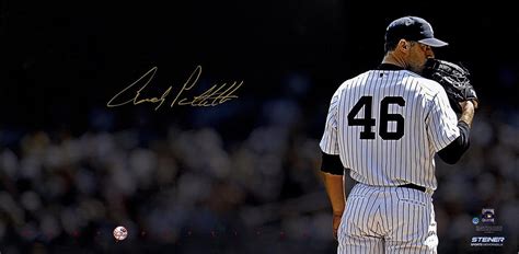 Lot Detail - Andy Pettitte Signed 16x32 Sideview Big Sig Photo