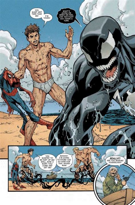 Spider-Man and Venom Share Flirty Moment in New Comic - Gayety