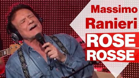 MASSIMO RANIERI live a Radio2 Social Club - "ROSE ROSSE" - YouTube