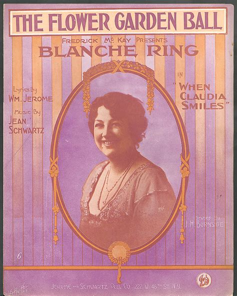 The Flower Garden Ball sheet music Blanche Ring 1913