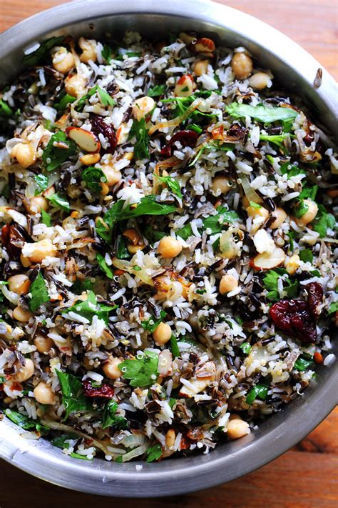 Rice Salad with Nuts, Chickpeas, and Sour Cherries | Joanne Eats Well With Others