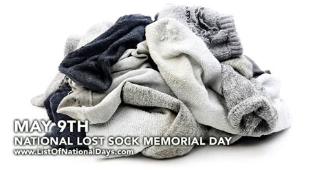 LEARN ABOUT NATIONAL LOST SOCK MEMORIAL DAY