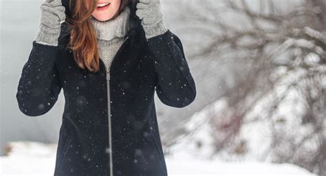 Free Images : snow, woman, fur, spring, weather, fashion, jacket ...