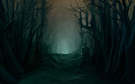 Tombstone | Scary backgrounds, Scary trees, Landscape wallpaper