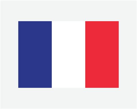 National Flag of France. French Country Flag. French Republic Detailed Banner. EPS Vector ...