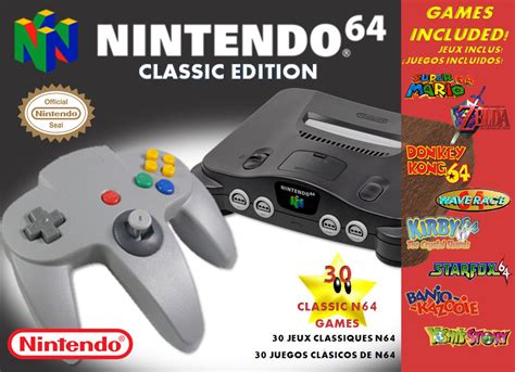 Nintendo 64 Classic Edition - Front Box by Oriali31 on DeviantArt