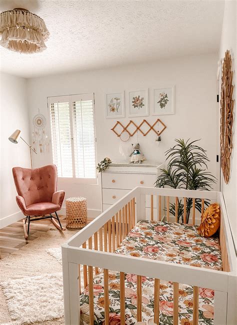 Jovie Grace’s Bohemian Floral Nursery - Project Nursery