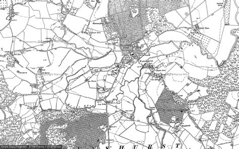 Historic Ordnance Survey Map of Penshurst, 1895 - 1907